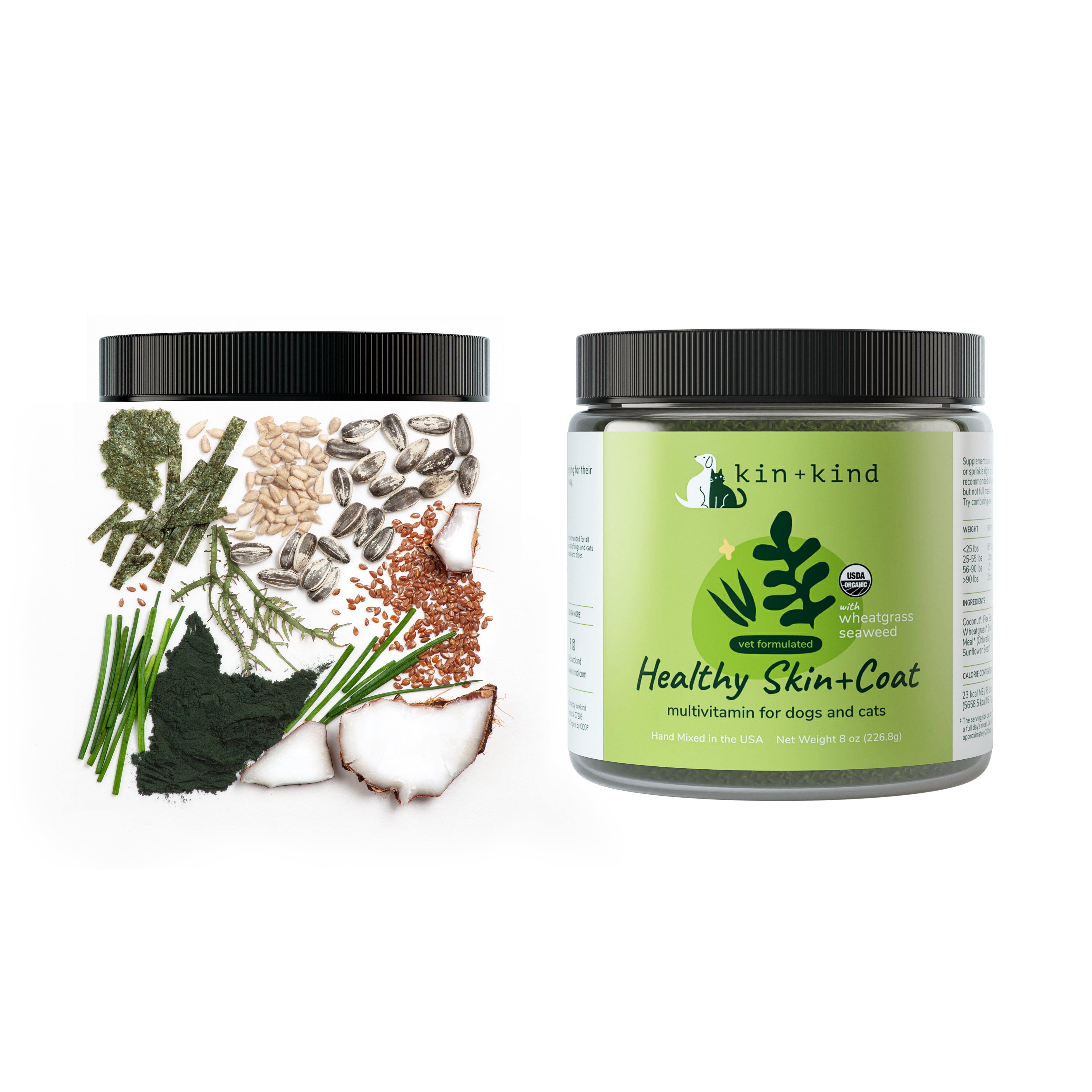 Organic Healthy Skin & Coat Supplement