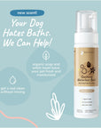 Soothing Almond+Vanilla Waterless Bath for Dogs
