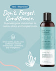 Moisturizing Conditioner for Dogs & Cats (Unscented)