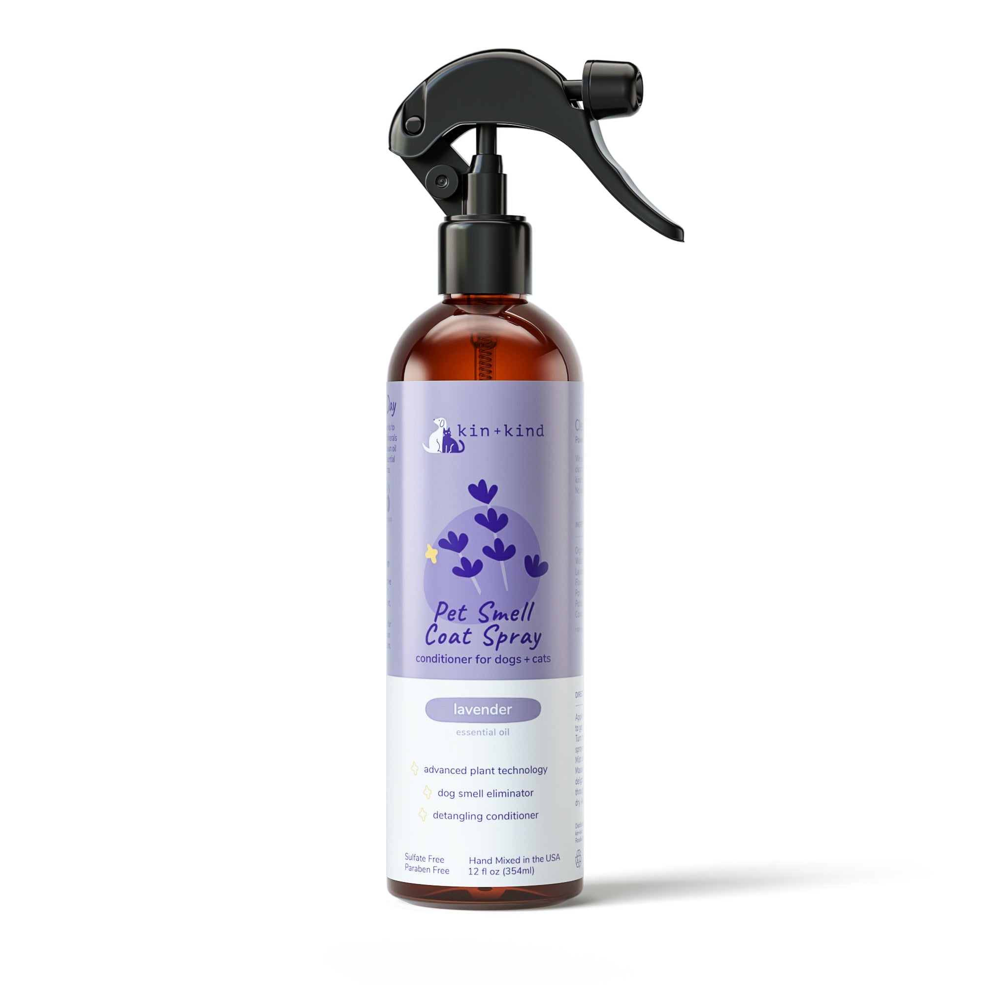 kin+kind Lavender Natural Coat Spray for Dog & Cat Smells kin+kind Lavender Natural Coat Spray for Dog & Cat Smells