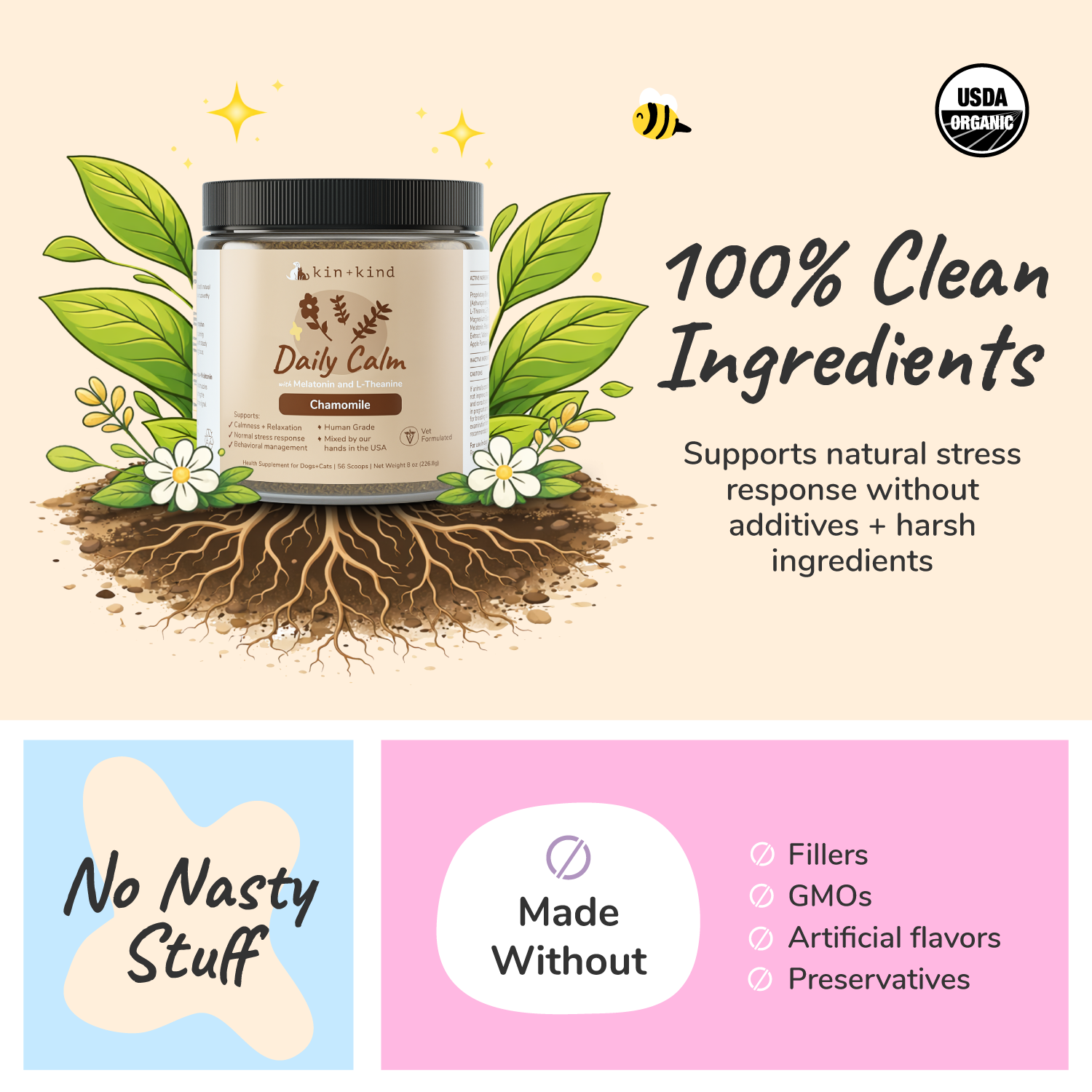 Organic Daily Calm Supplement